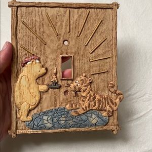 Classic Pooh and Tigger Switchplate